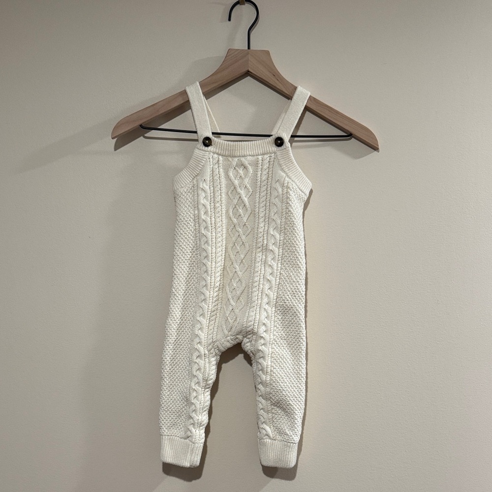 Hanna Anderson Cableknit Overalls‎ 2T